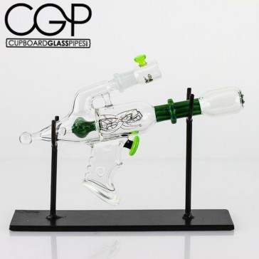 Darby Holm - Darby Dichro Green Ray Gun Concentrate Rig with Stand AS-IS