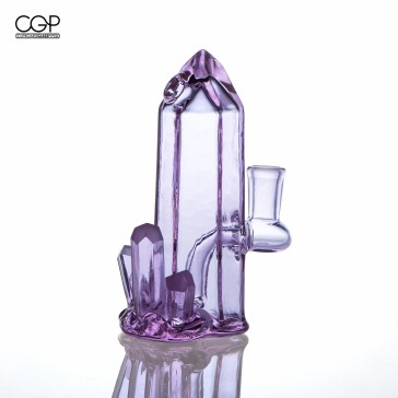 Digger Glass - "Lil Cutie" Concentrate Rig, Amethyst Purple (10mm)