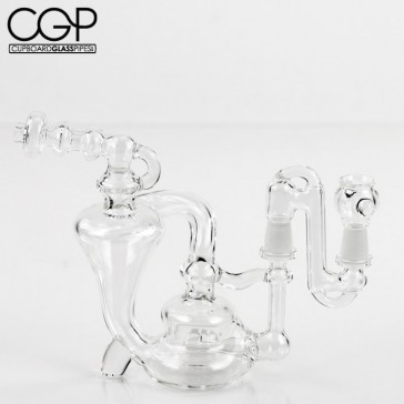 Huffy Glass - Mini Recycler Concentrate Rig 10mm