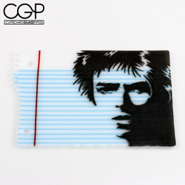Jamie Burress - Ripped Notebook Paper Dish with David Bowie Graphic