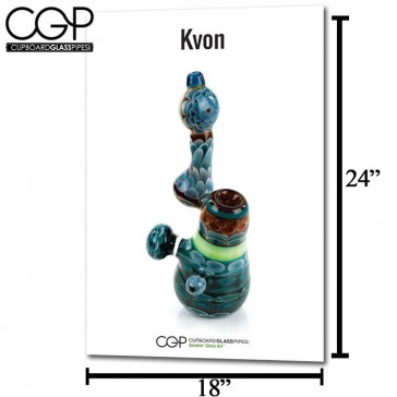 CGP Heady Glass Art Poster - Kvon Glass