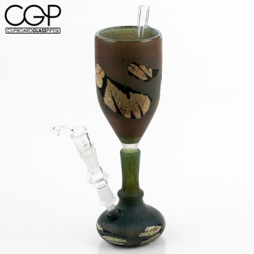 Migoo Glass - Sandblasted Goblet Water Pipe