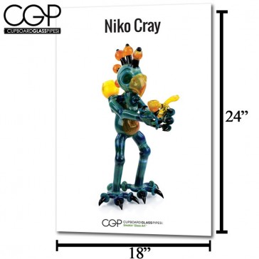 CGP Heady Glass Art Poster - Niko Cray