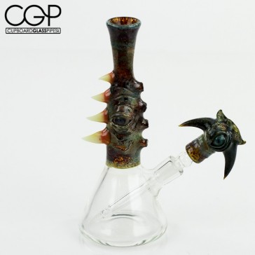 Salt Glass - 'Poquito' Creature Beaker Concentrate Rig 10mm