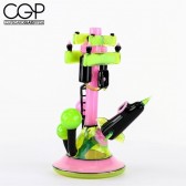 B.M.F.T. - Power Station 'City Series 1' Multi-Color Concentrate Rig 14mm