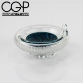 Liberty Glass - Frosted Blue Dish