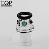 Maestro Glass - Dome Stardust Blue Accents 18mm