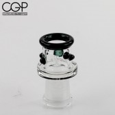 Maestro Glass - Dome Stardust Blue Accents 18mm
