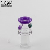 Maestro Glass - Dome Purple Accents 14mm