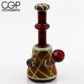Chad G Glass - Sandblasted Serendipity Mini Concentrate Rig 10mm