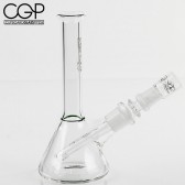 Darby Holm - Mini Beaker Dark Green Accent Concentrate Rig 14mm