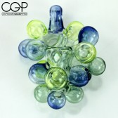 Orian Glass - UV Reactive Unique Sherlock Bubble Pipe