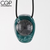 GPS Glass x BirdDog Art - Collab Pendant - "Thought Patterns"