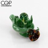 Lay-Z Glass - Fully worked Chillum Pendant with Opal Encasement