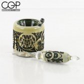 Liberty Glass - Sandblasted Dish and Dabber