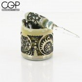 Liberty Glass - Sandblasted Dish and Dabber
