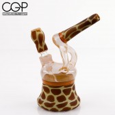 Matt Robertson x Two Stroke Giraffe Lineworked Concentrate Rig / Water Pipe