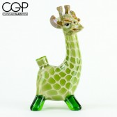 Matt Robertson - "Not Impressed" Classic Sculpted Green Giraffe Concentrate Rig