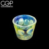 Bob Snodgrass - Fumed Skull Shot Glass / Jar / Concentrate Dish / Q-Tip Holder