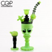 Zach Puchowitz - Slyme 'Punished Head' Series Concentrate Rig with Slide-@Ouchkick